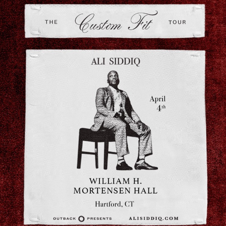 More Info for Ali Siddiq - The Custom Fit Tour